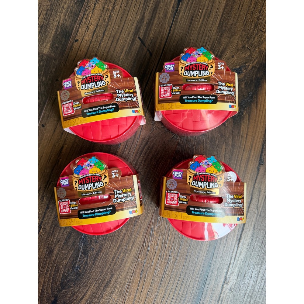 RMS Crazy Fun Mystery Dumpling Treasure Edition Lot of 4